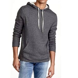 Rails Hoodie Charcoal Gray Striped Men’s Smith Hooded Sweatshirt Size Medium